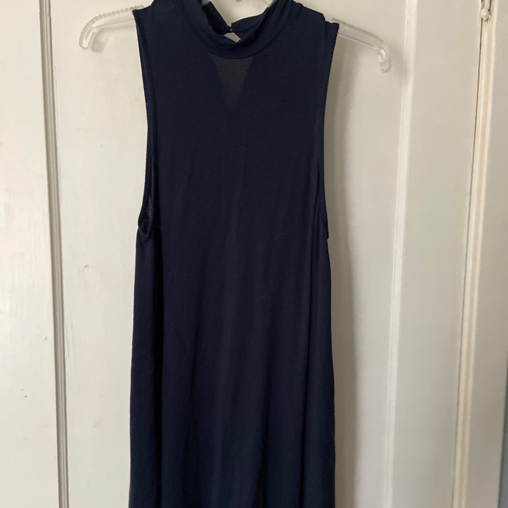 Blue thin dress